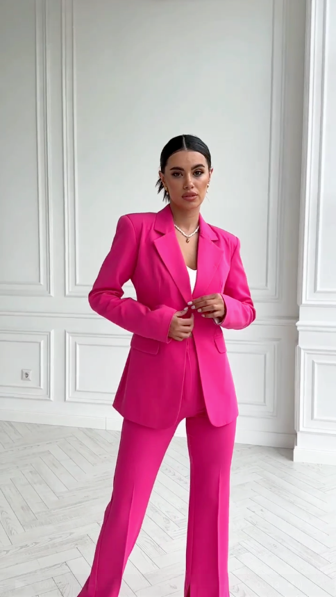 Tailleur Helena fucsia