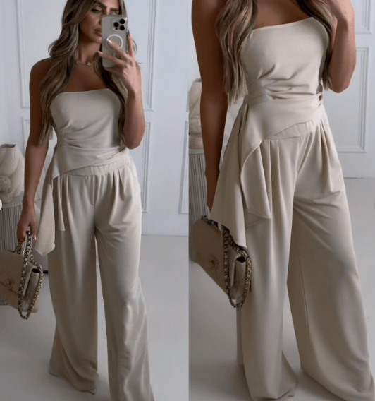 Completo nina beige
