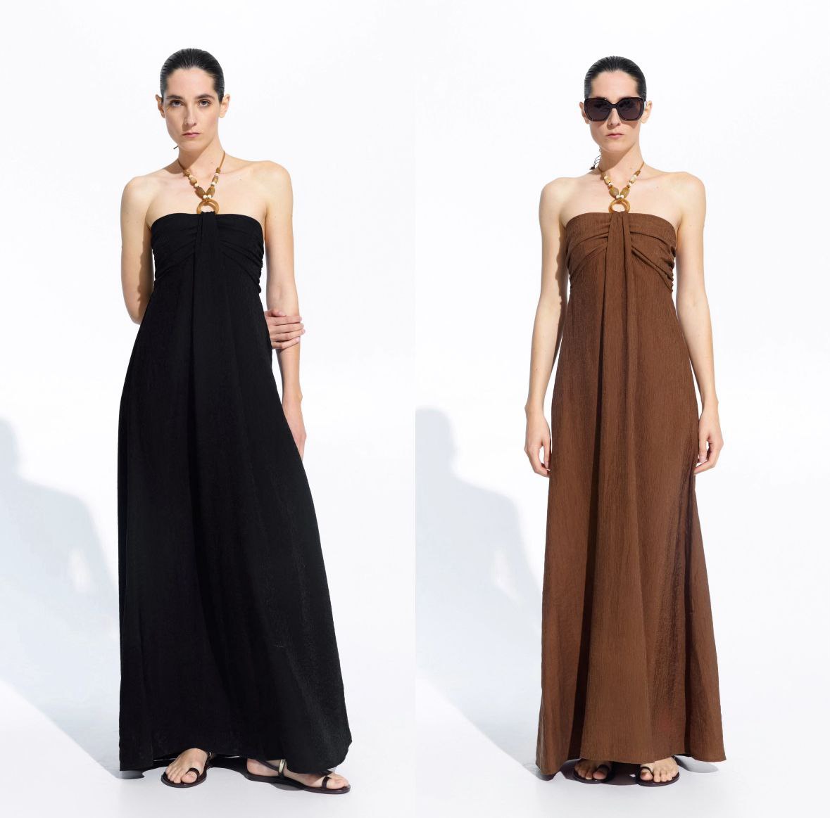 Vestito vivienne Marrone e Nero