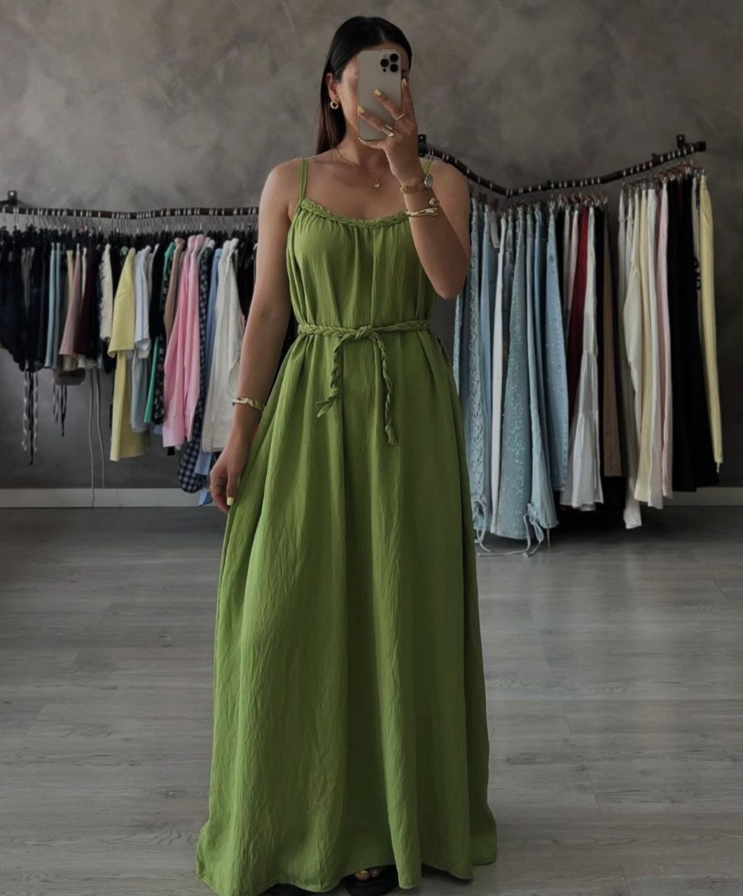 abito giovanna verde