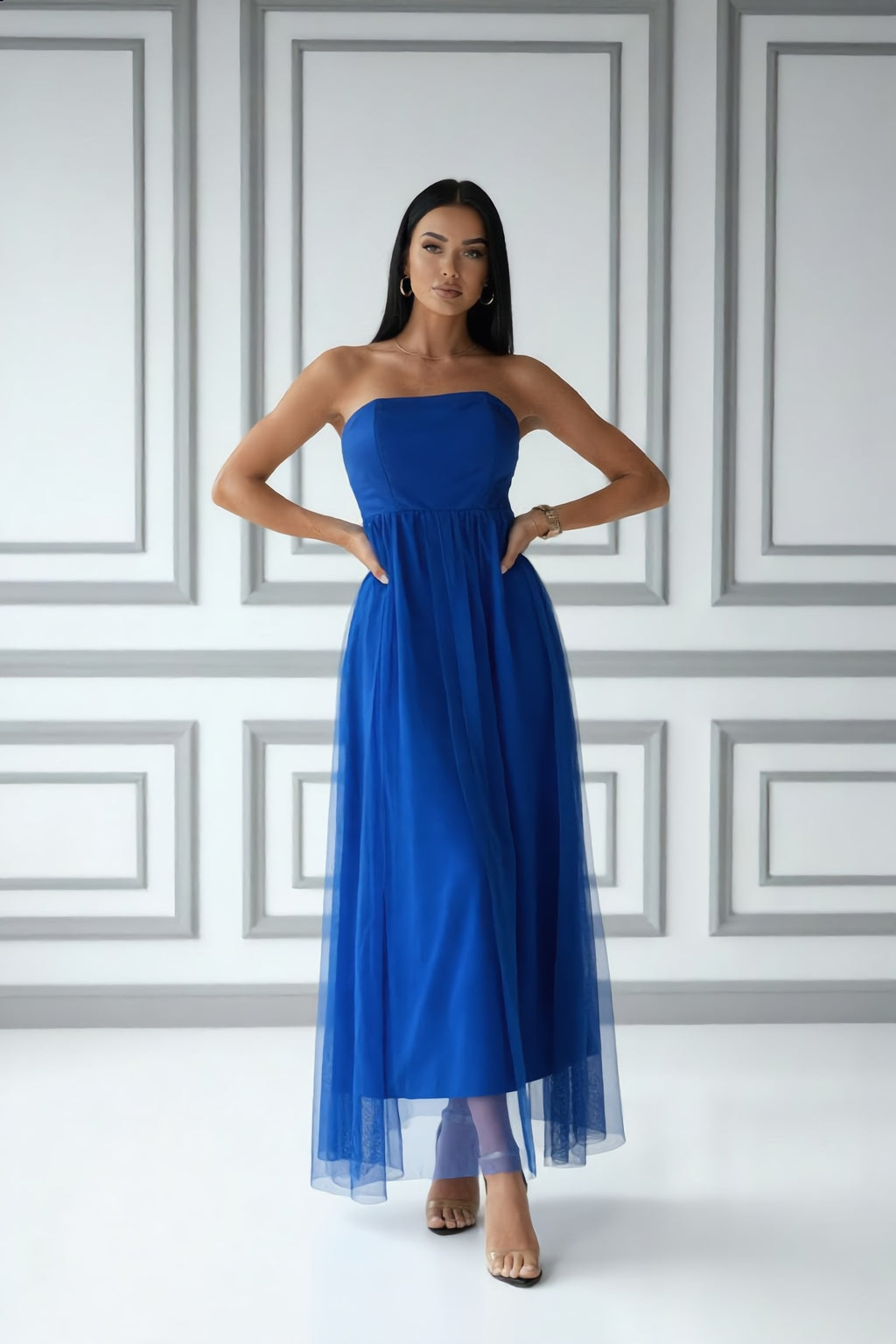 Abito Lungo gonna in Tulle