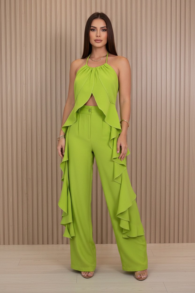 Completo Top Lungo e Pantalone