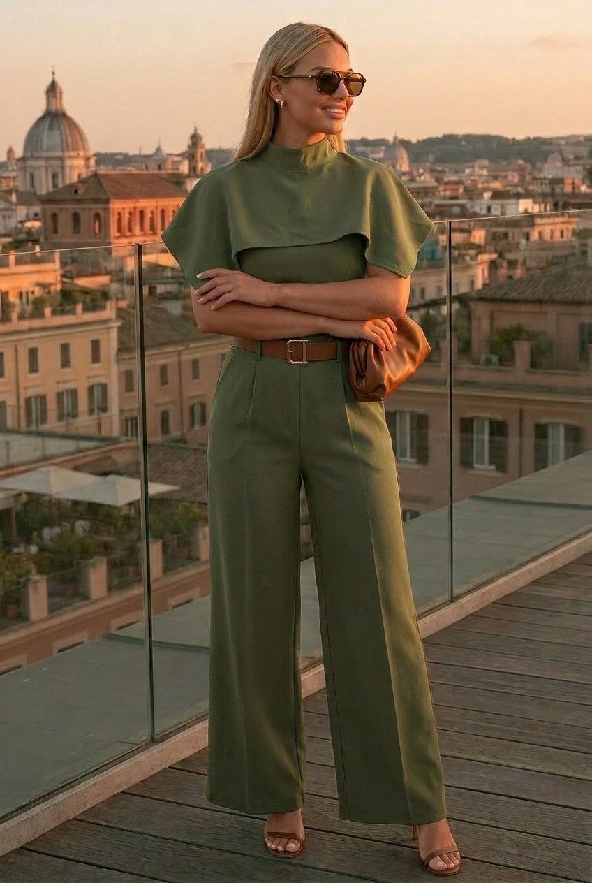 Coordinato Alessia (Bustier + Pantalone + Coprispalle)