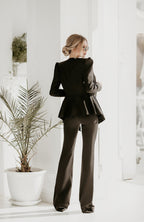 Tailleur Sofy Giacca Top e Pantalone nero