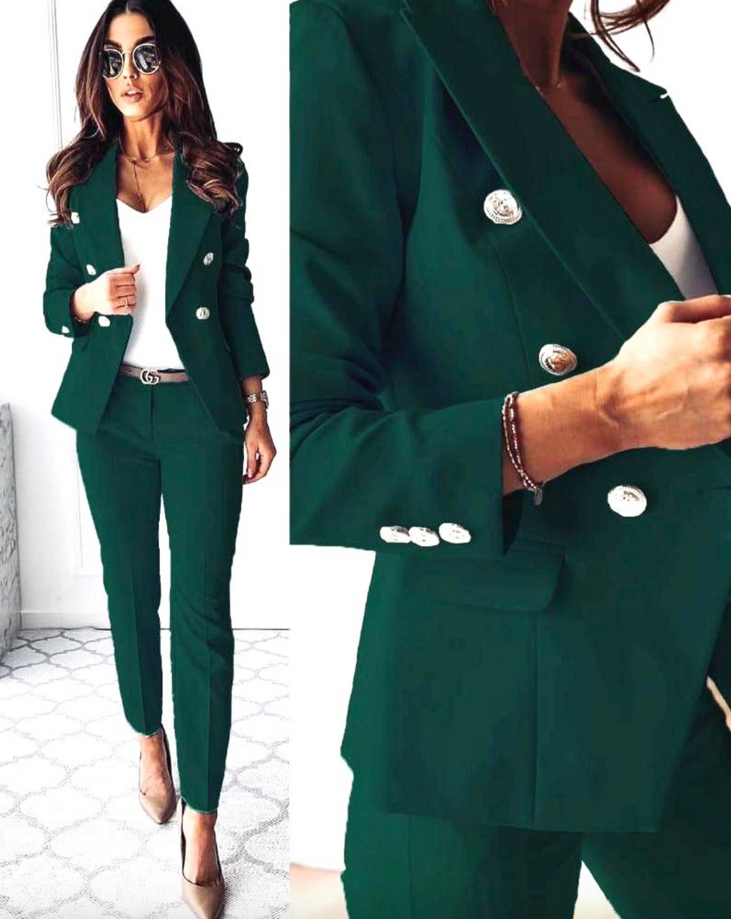 Tailleur Mike verde