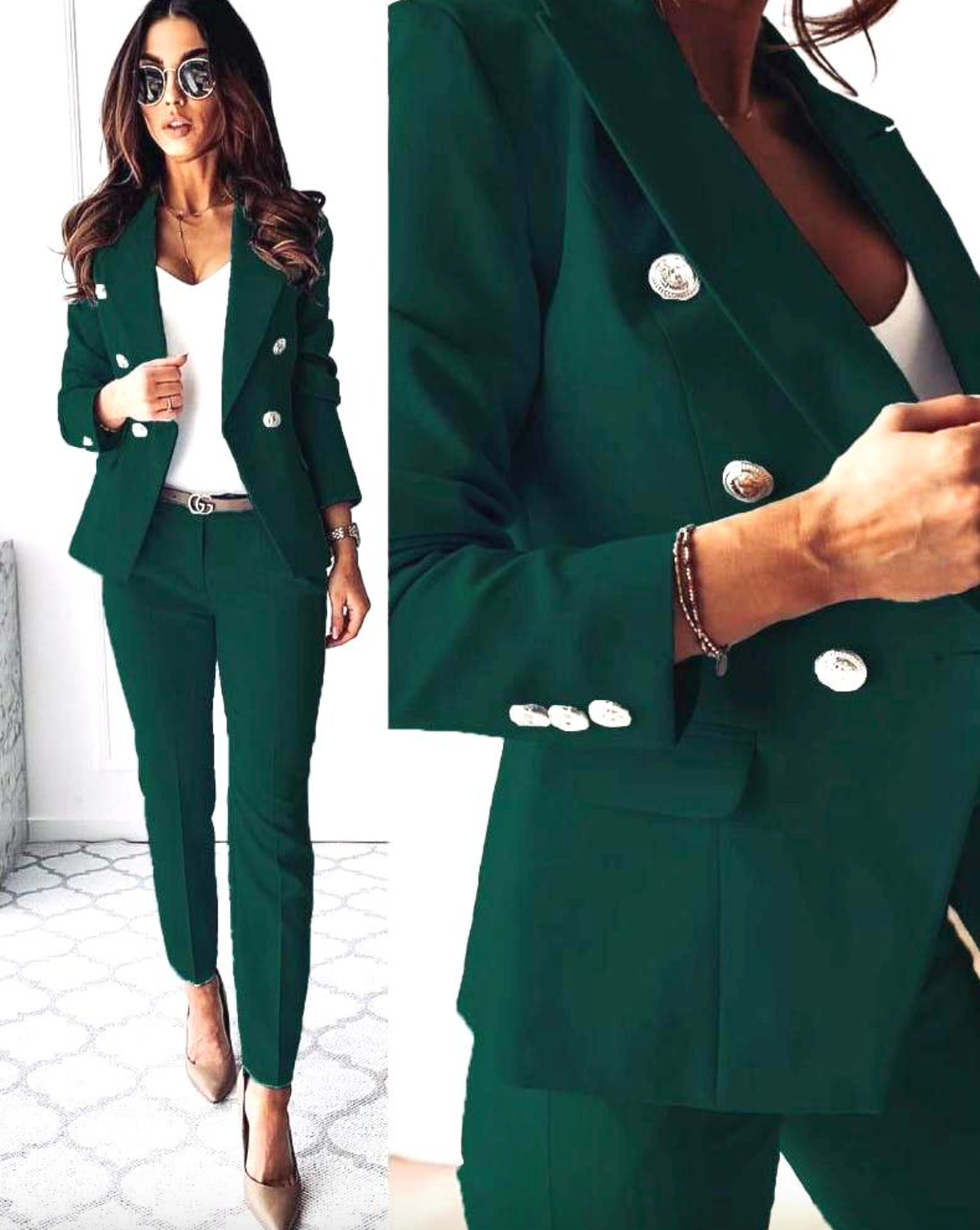 Tailleur Mike verde