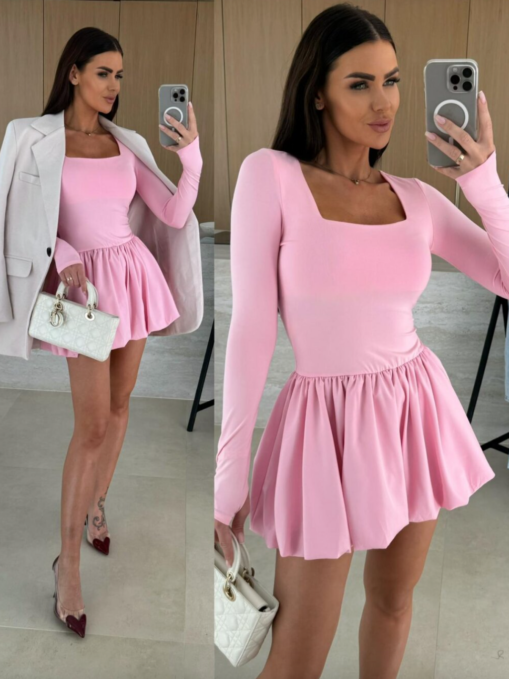 Vestito Charlotte rosa
