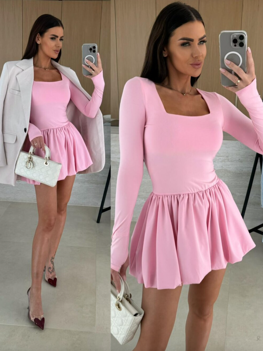 Vestito Charlotte rosa