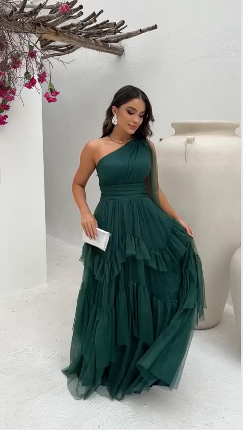 abito ariela verde