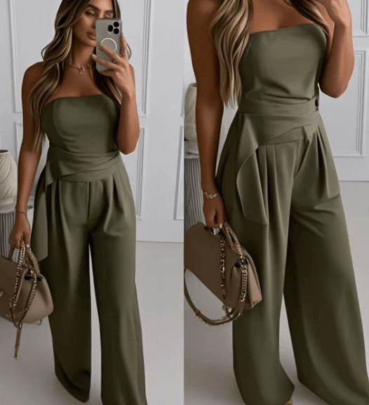 Completo nina verde