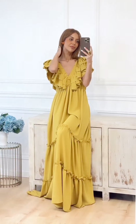 Vestito Sandra giallo