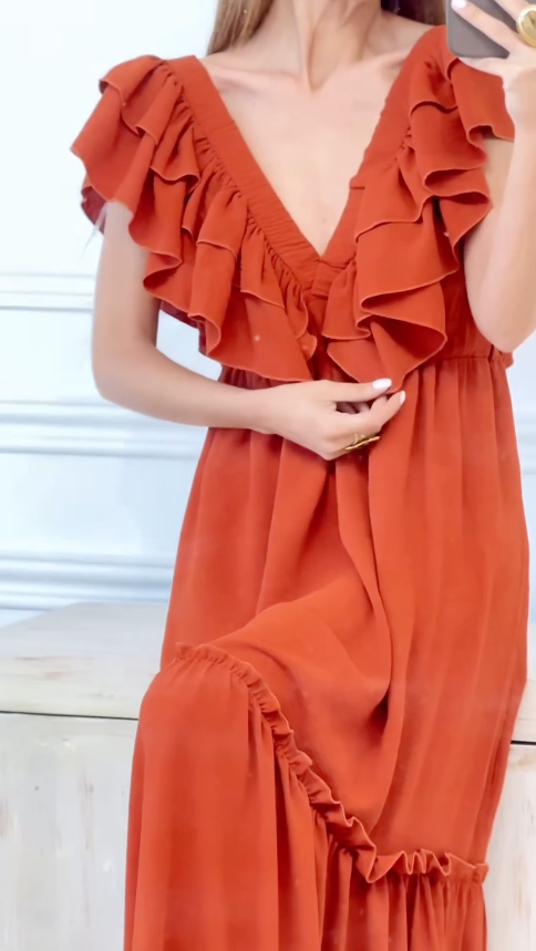 Vestito Sandra rosso 1