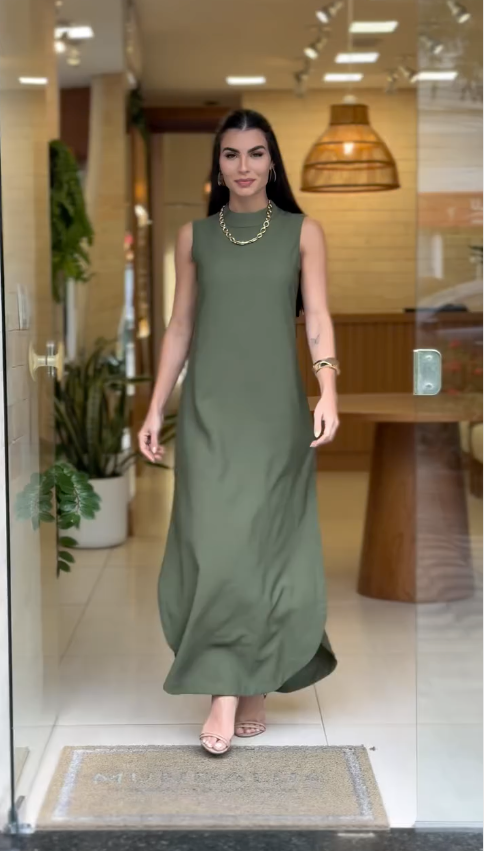 Maxi Dress Mariasole verde