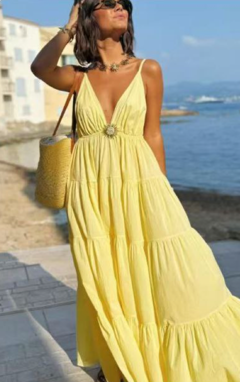 Vestito Sole giallo