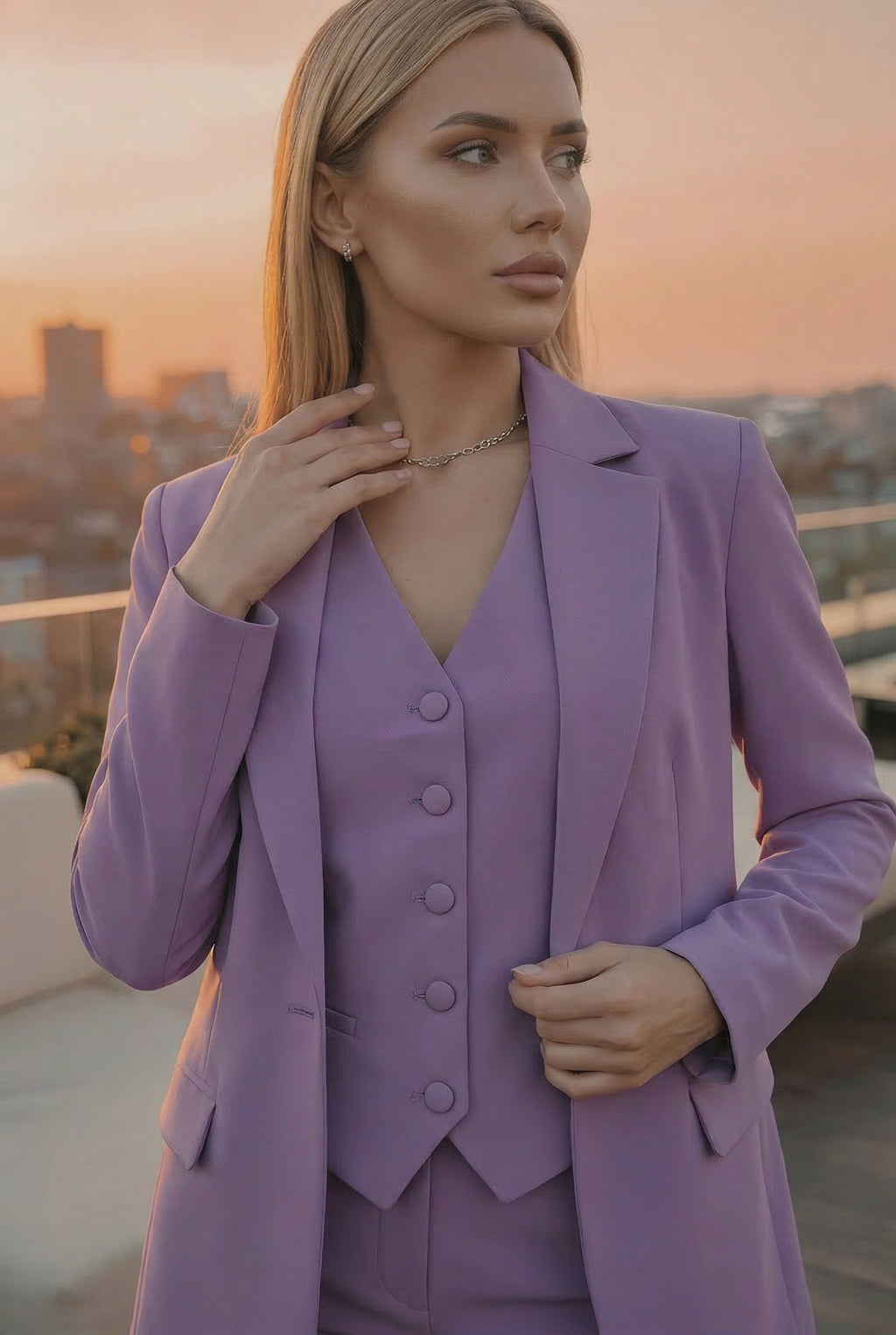 Completo Tailleur e Gilet con Pantalone Farnèt