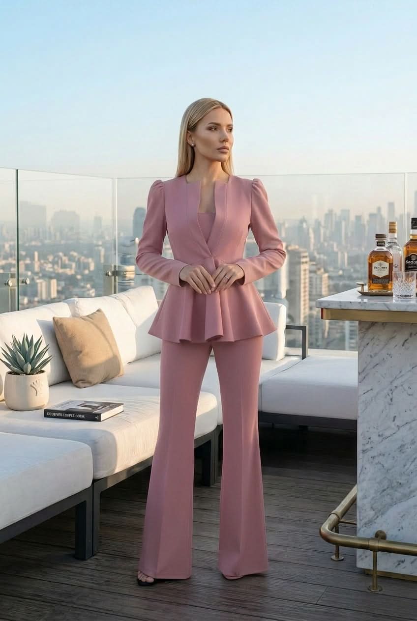 Completo Tailleur con Top e Pantalone Laura
