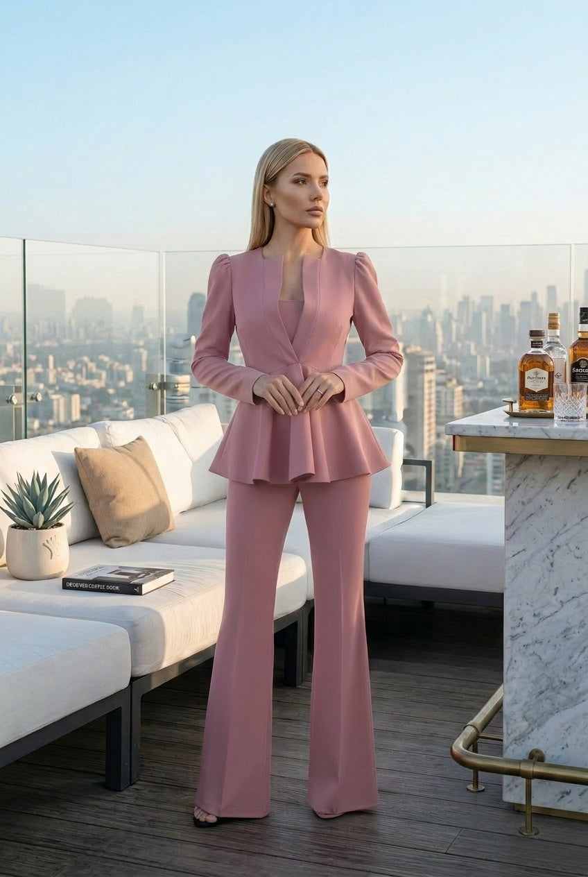 Completo Tailleur con Top e Pantalone Laura