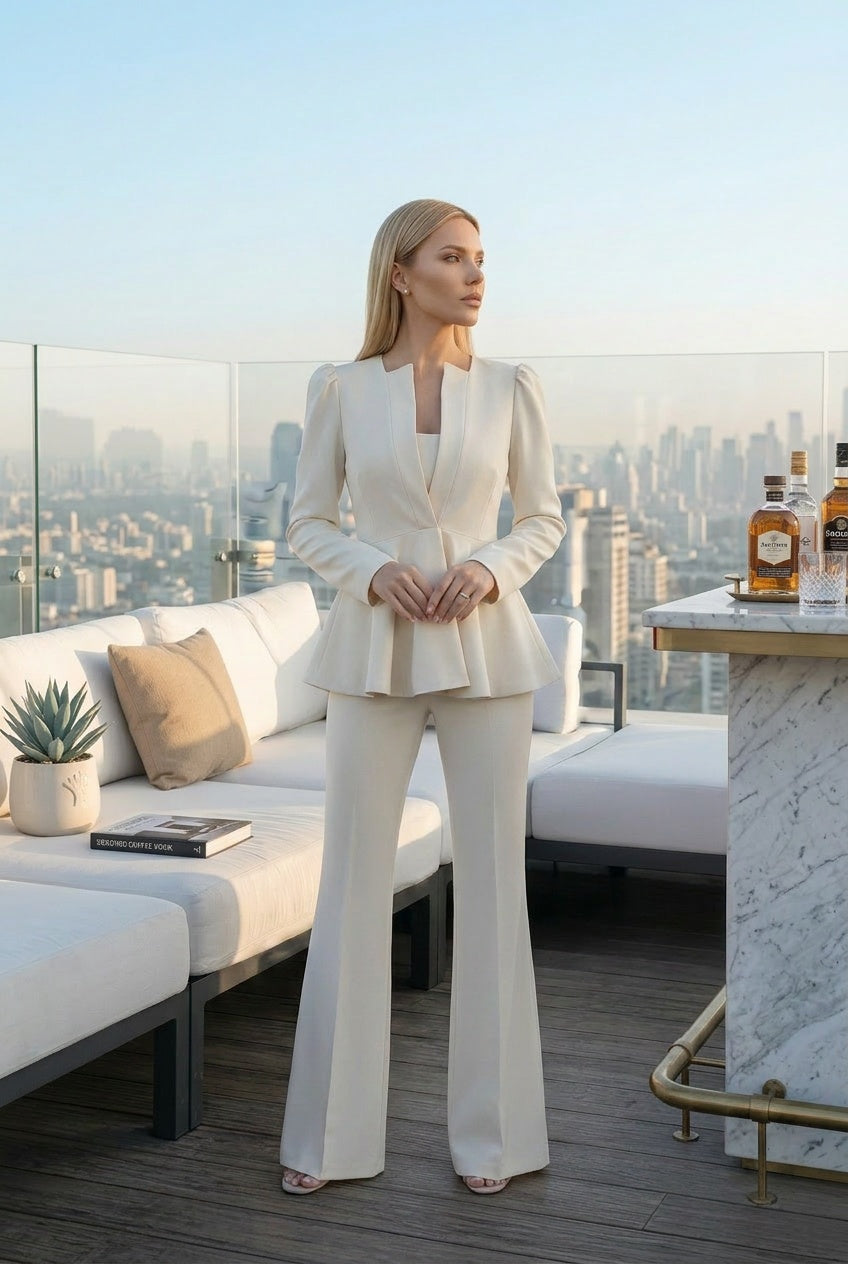 Completo Tailleur con Top e Pantalone Laura