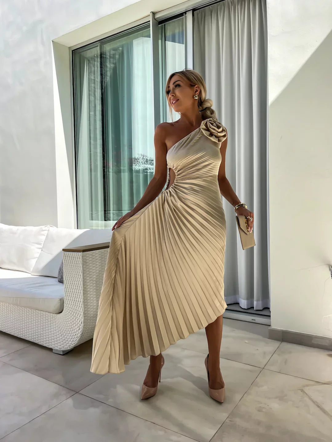 Vestito Sophie beige