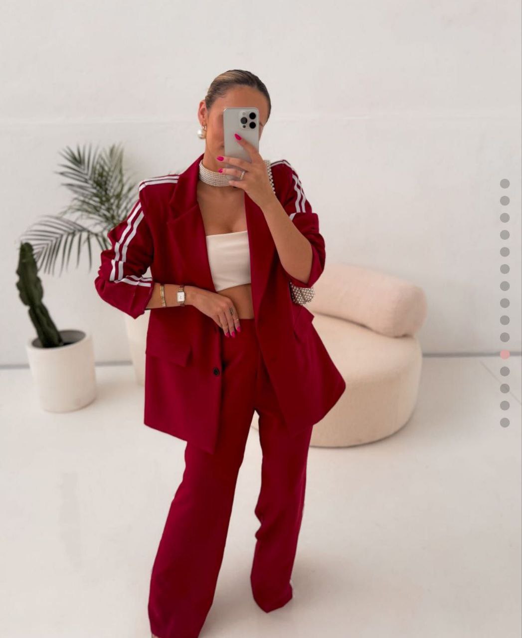 Completo Dorina rosso