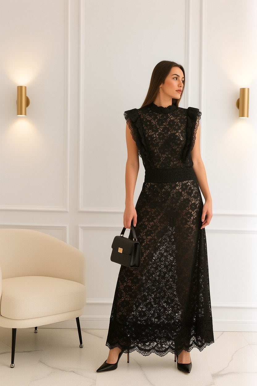 Abito Pizzo Elegante