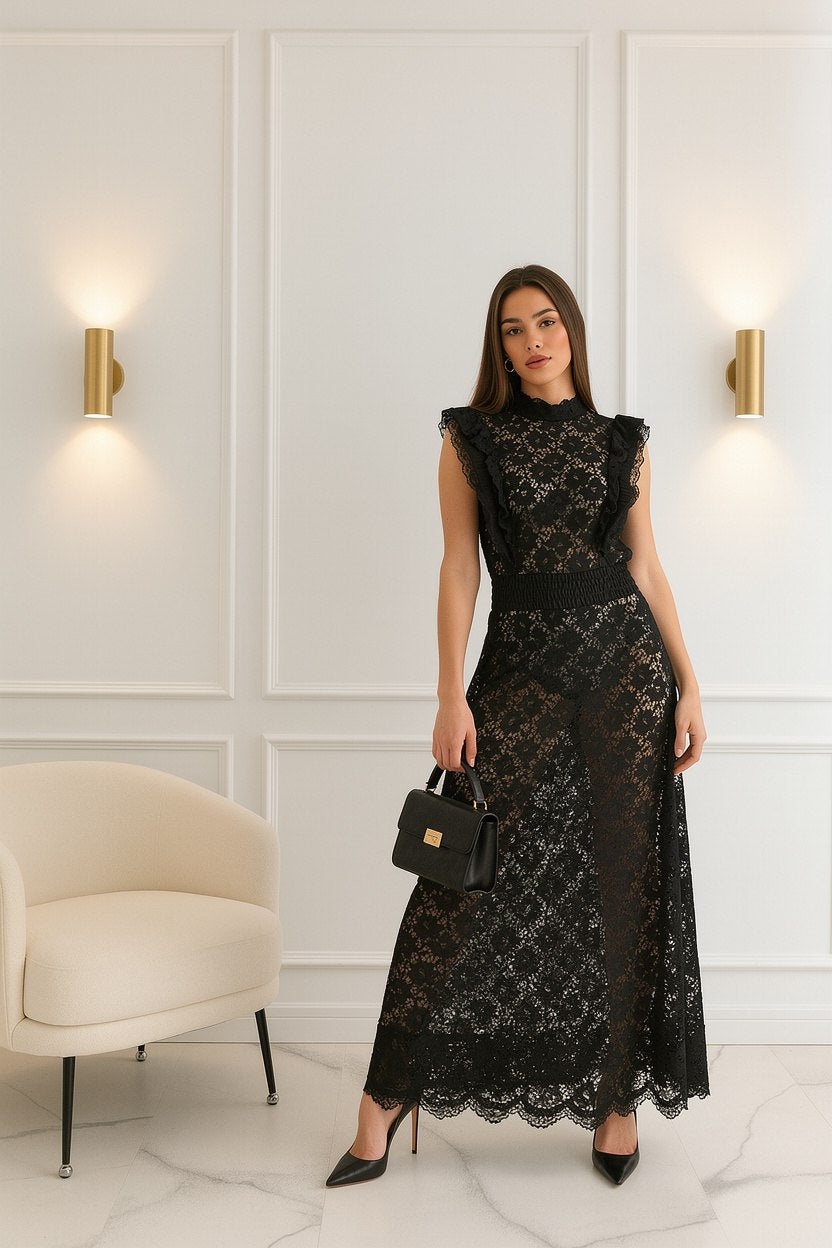 Abito Pizzo Elegante