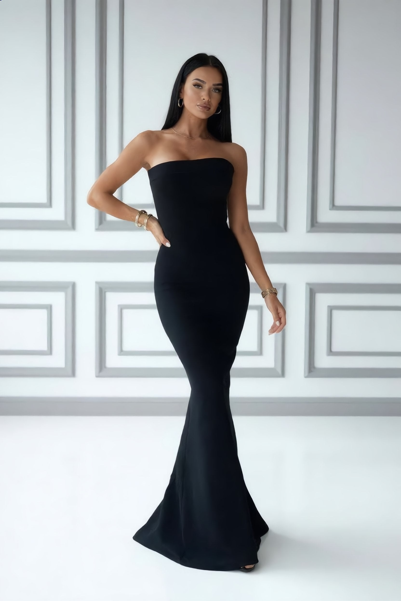 Abito Sirena scollatura a Barca