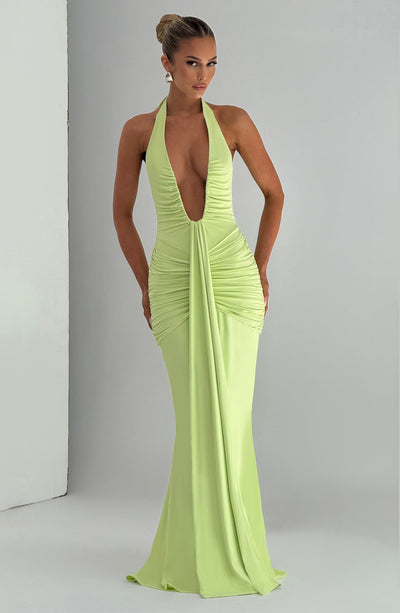 abito rosette lime