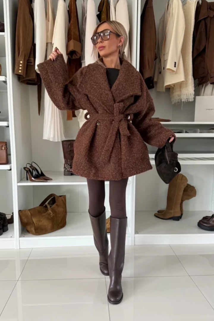 Cappotto con Cintura Blake