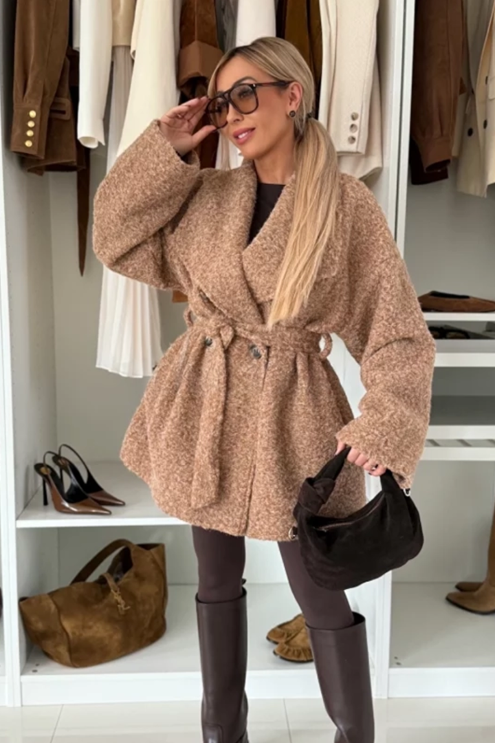 Cappotto con Cintura Blake
