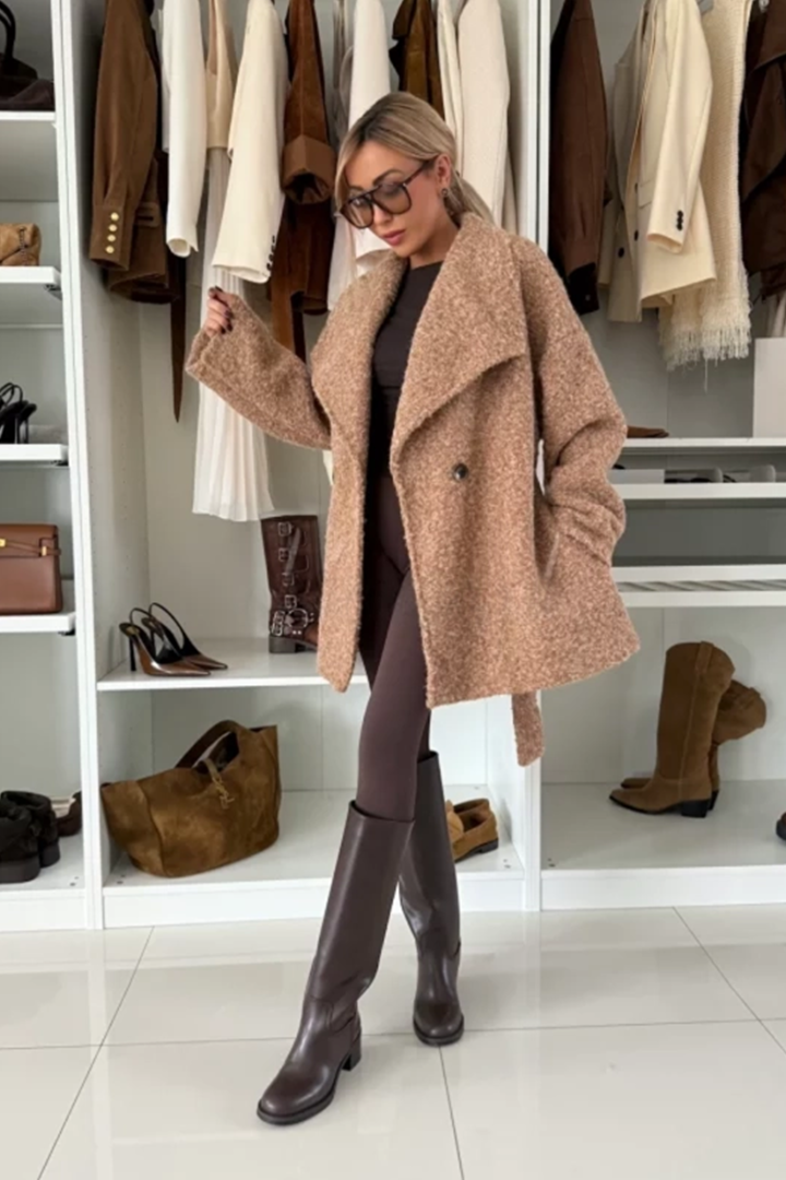 Cappotto con Cintura Blake