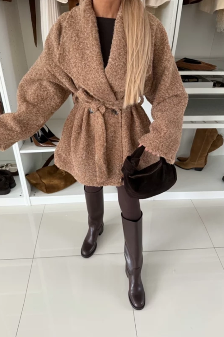 Cappotto con Cintura Blake