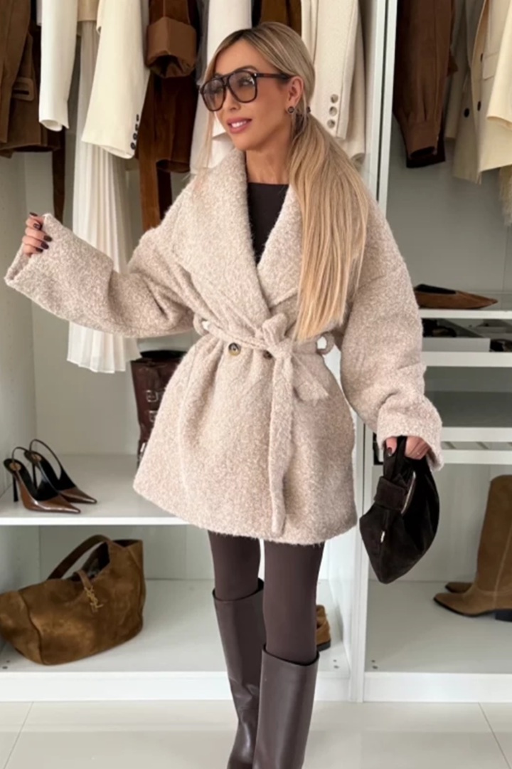 Cappotto con Cintura Blake