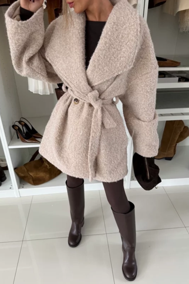 Cappotto con Cintura Blake