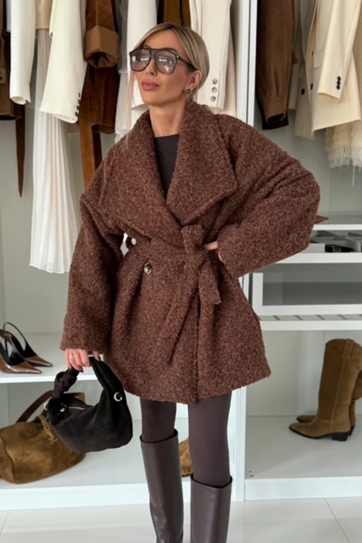 Cappotto con Cintura Blake